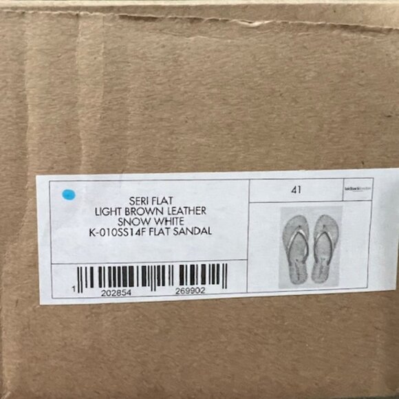 LaidBackLondon Seri Flat Thong Sandal 41NIB - Picture 3 of 3